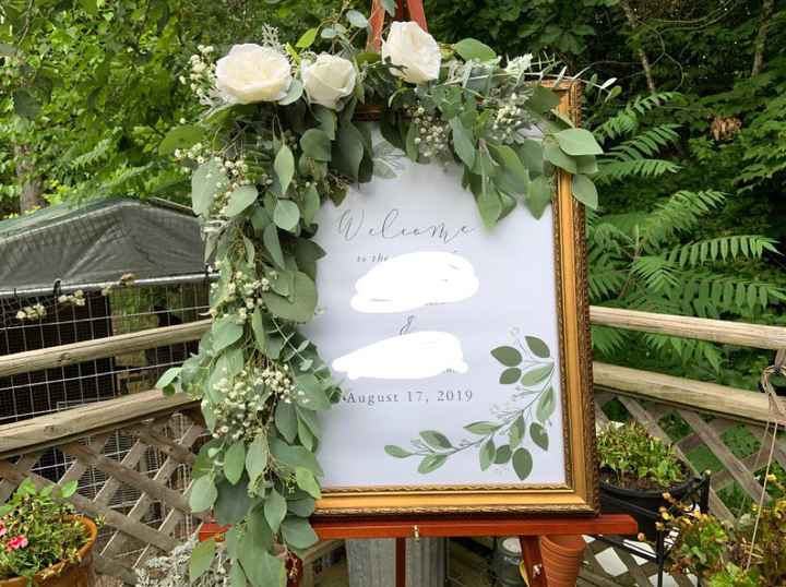 the final diy garland after i changed my centerpieces about 100 times. - 1