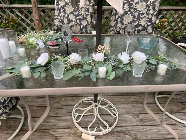 the final diy garland after i changed my centerpieces about 100 times. - 4