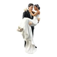 Interracial cake topper 