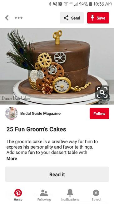 Which came first? Cake or Cake Topper? 1