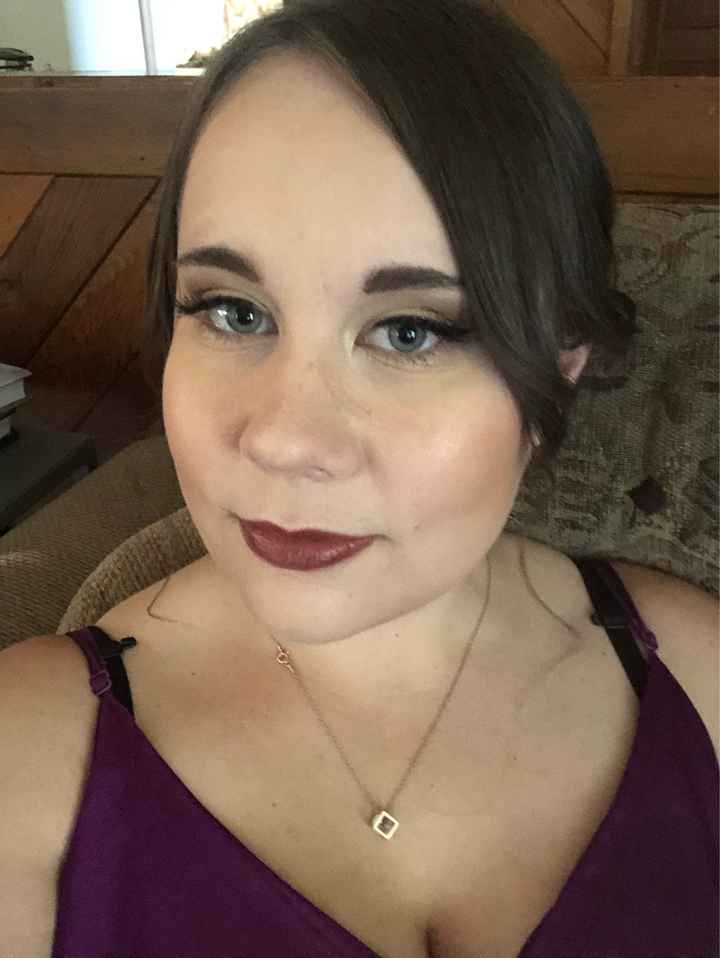 Anyone else wanting glam makeup for your big day? - 1