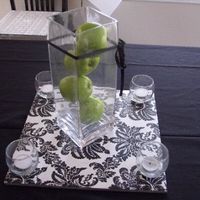 ideas for the center of out tables HELP!!!!