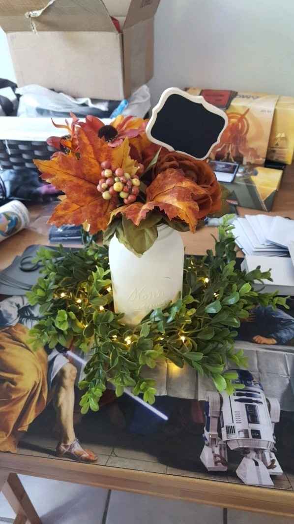 mason jar centerpieces