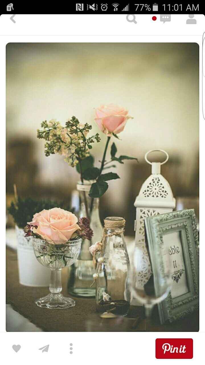Cheapest ways for vintage centerpieces