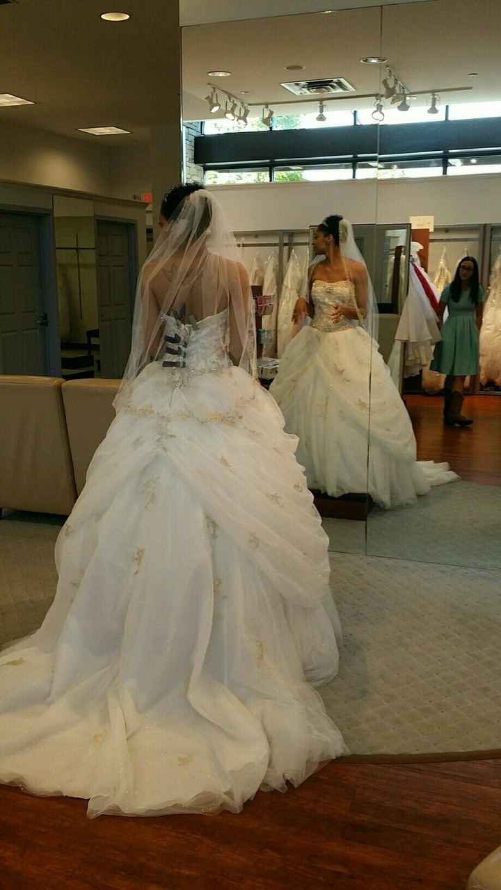 Let me see what you're wearing on your wedding day