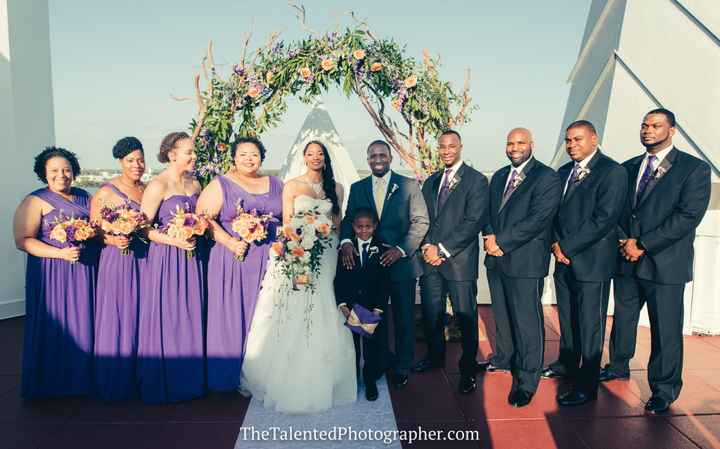 We finally got the Wedding photos!!!!