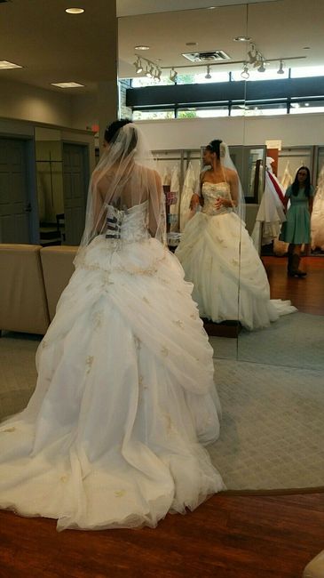 Let me see what you're wearing on your wedding day
