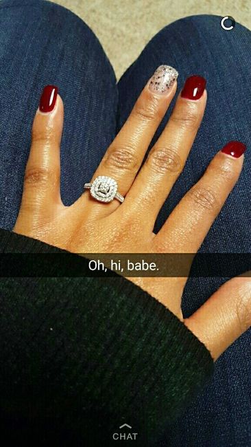 Anyone NOT like their engagement ring ?