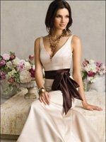 A Brides maid on Winter Themed Wedding