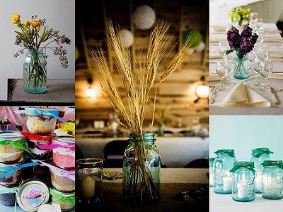 Wedding Centerpieces-Country