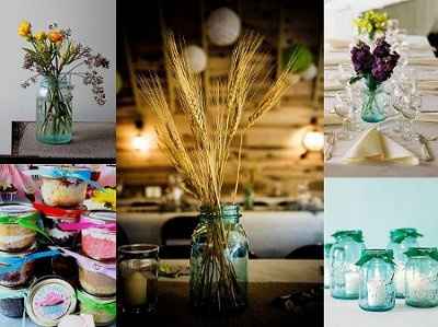Wedding Centerpieces-Country