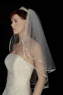 What style veil with your dress? pics if you have em please!