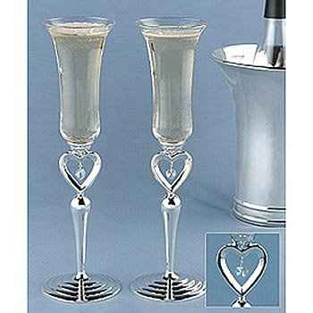 Anyone sprucing up their own Champagne flutes & serving sets?