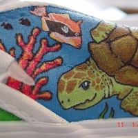 Love these painted heels!