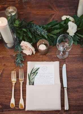 Dinner plate cards