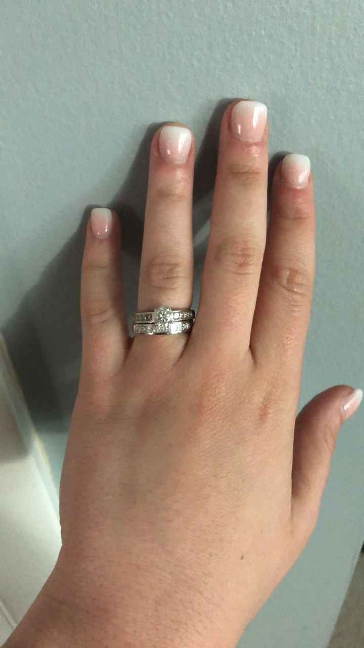 Nail trial + i had to see with both rings :) - 1