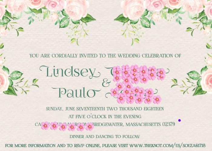 Invites and RSVP draft :)