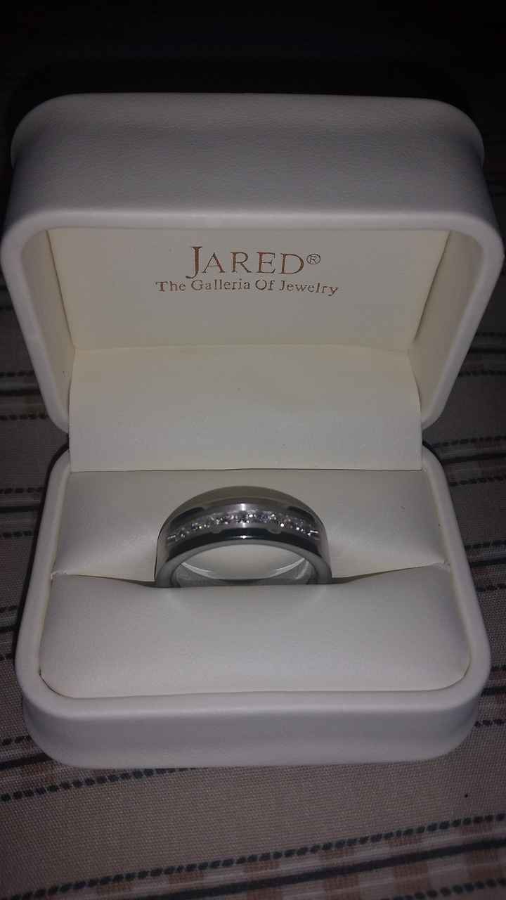 Our rings came in today