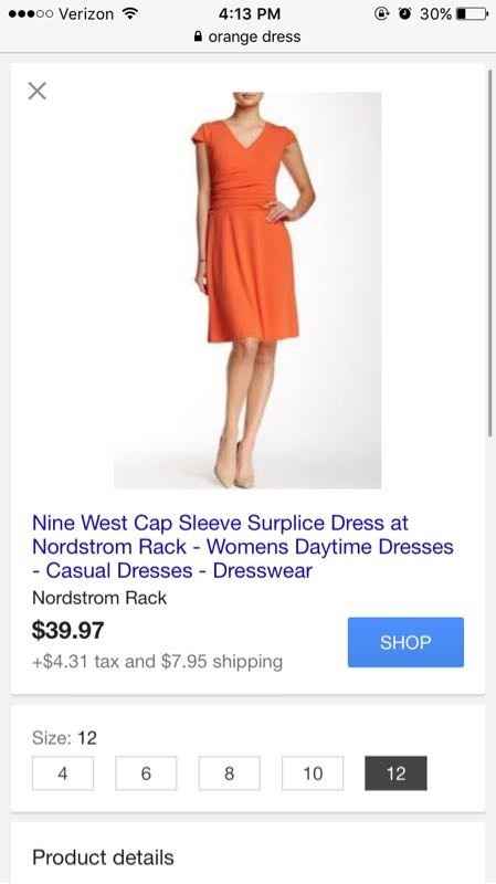 What color dress