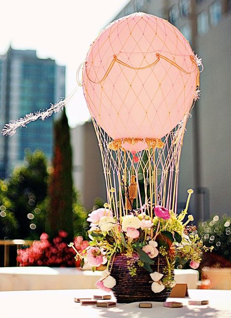 Hot Air Balloon Centerpieces