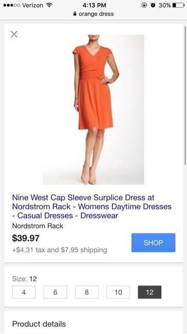 What color dress
