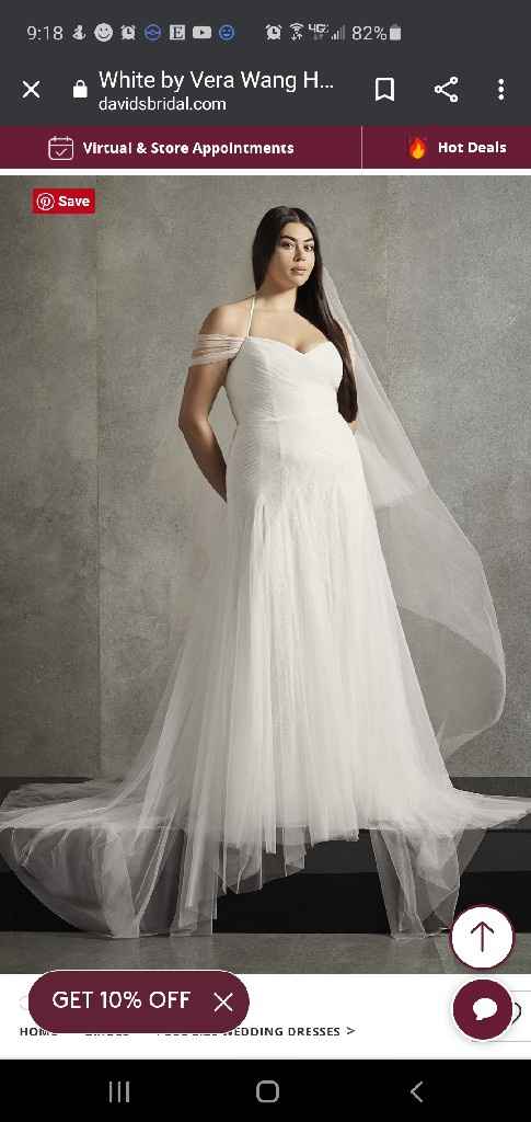 Is David's bridal a good place for my wedding gown - 1