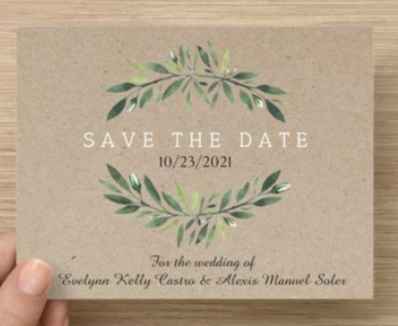 Save the date help - 2