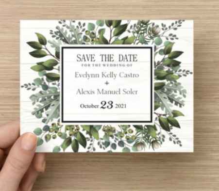 Save the date help - 3