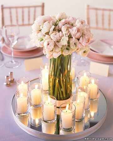 can you show me your centerpeices? pic of my venue included cause i need help