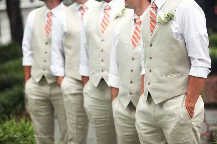 What will your men be wearing?