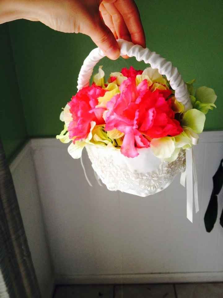 DIY Flower Girl Basket