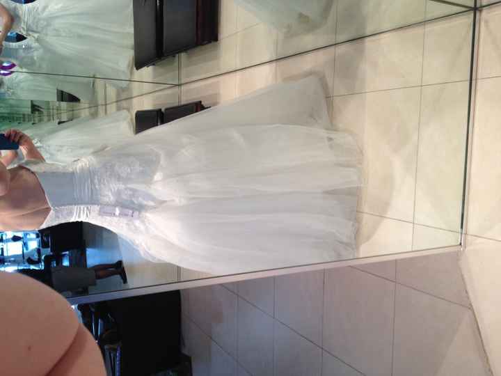 What do you think of my bustle?