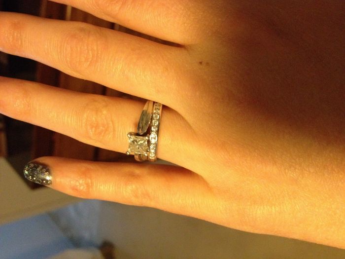 Show them off! Wedding sets