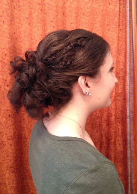 Hair and makeup trial!  What do you think?