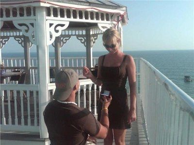 how did he pop the question?