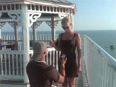 how did he pop the question?