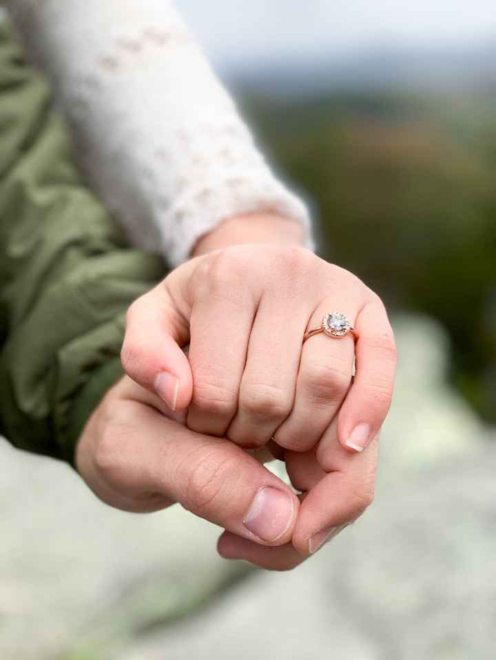 My love started out our proposal with, "Today is a special day." I started crying and then we both f