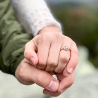 My love started out our proposal with, "Today is a special day." I started crying and then we both f