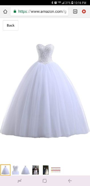 Second guessing my dress - 1