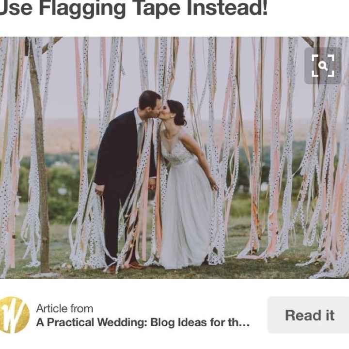 Ribbon wall v. Flagging tape