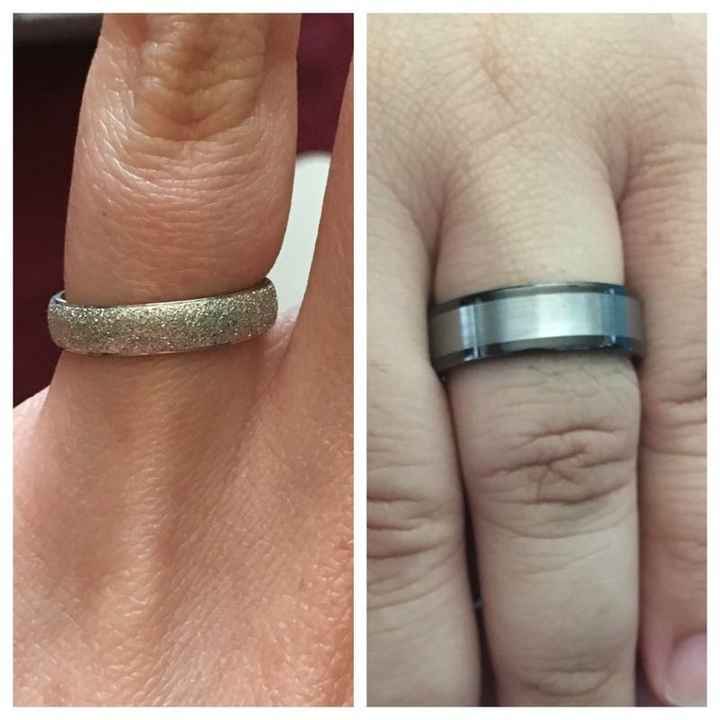 Got our wedding bands!