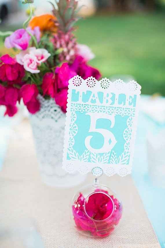 DIY Table numbers
