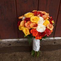 What did you/will you do with your bouquet? (Or just show it off!!)