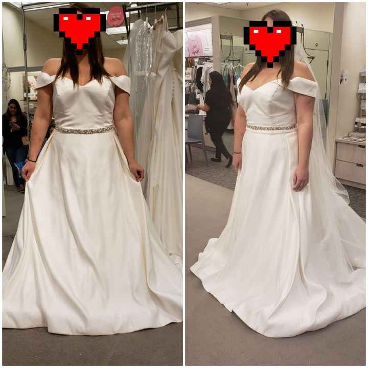 Torn between 2 dresses - 1