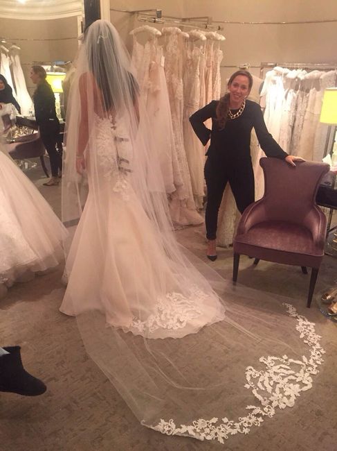 Blush wedding gown?