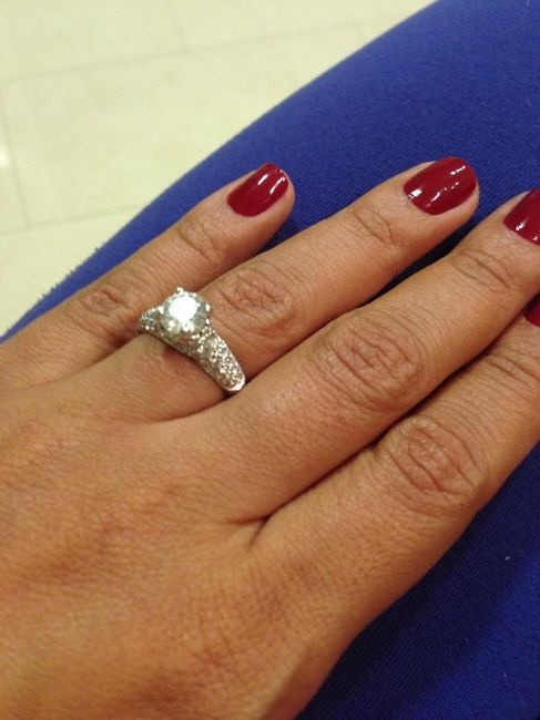 SPINOFF: Whether you like your engagement ring or not, let's see them!