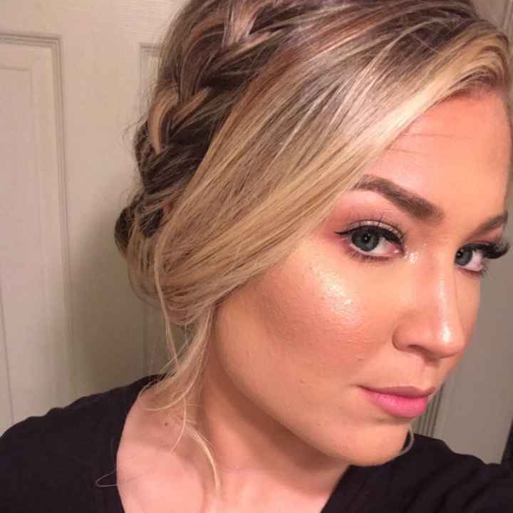 Show us your bridal make up / trials - 3