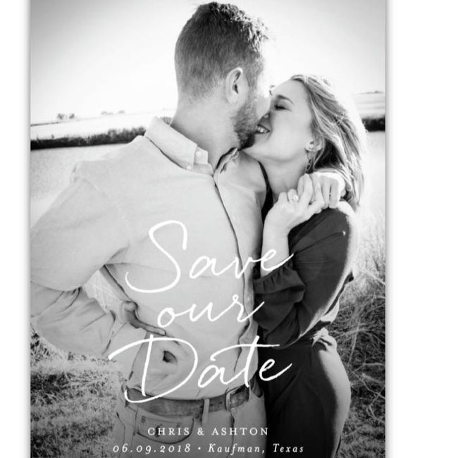 Show us your Save The Dates - 1