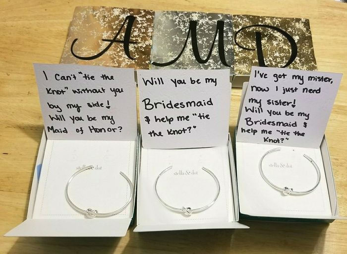 Bridal party proposals