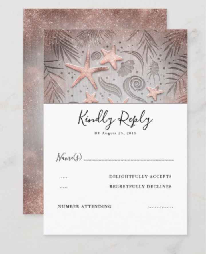 Information cards and rsvp cards - 1